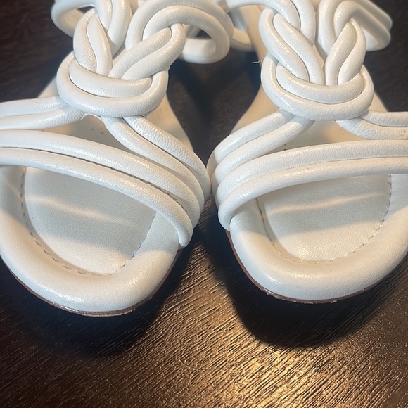 Alexandre Birman Vicky Knotted Slide Sandals - White  size 39 - Picture 3 of 9